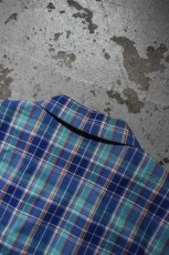 画像18: Norm Thomson madras check tailored jacket (18)