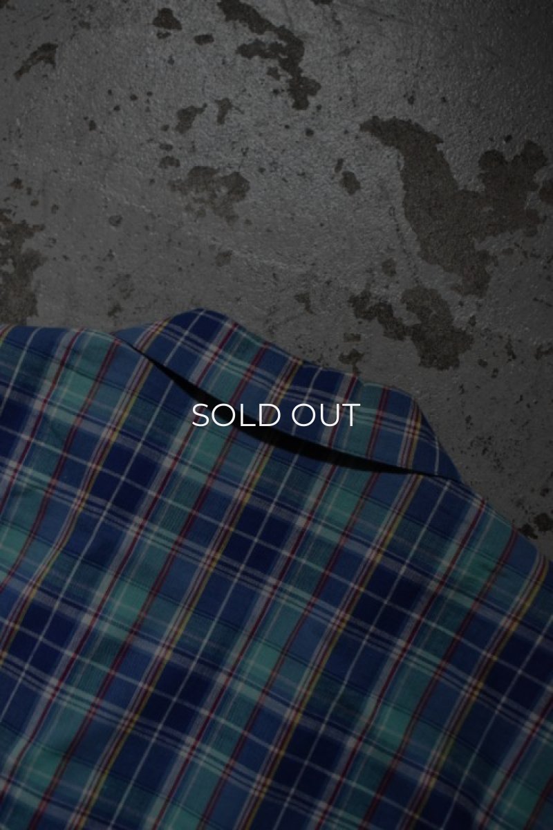 画像18: Norm Thomson madras check tailored jacket (18)