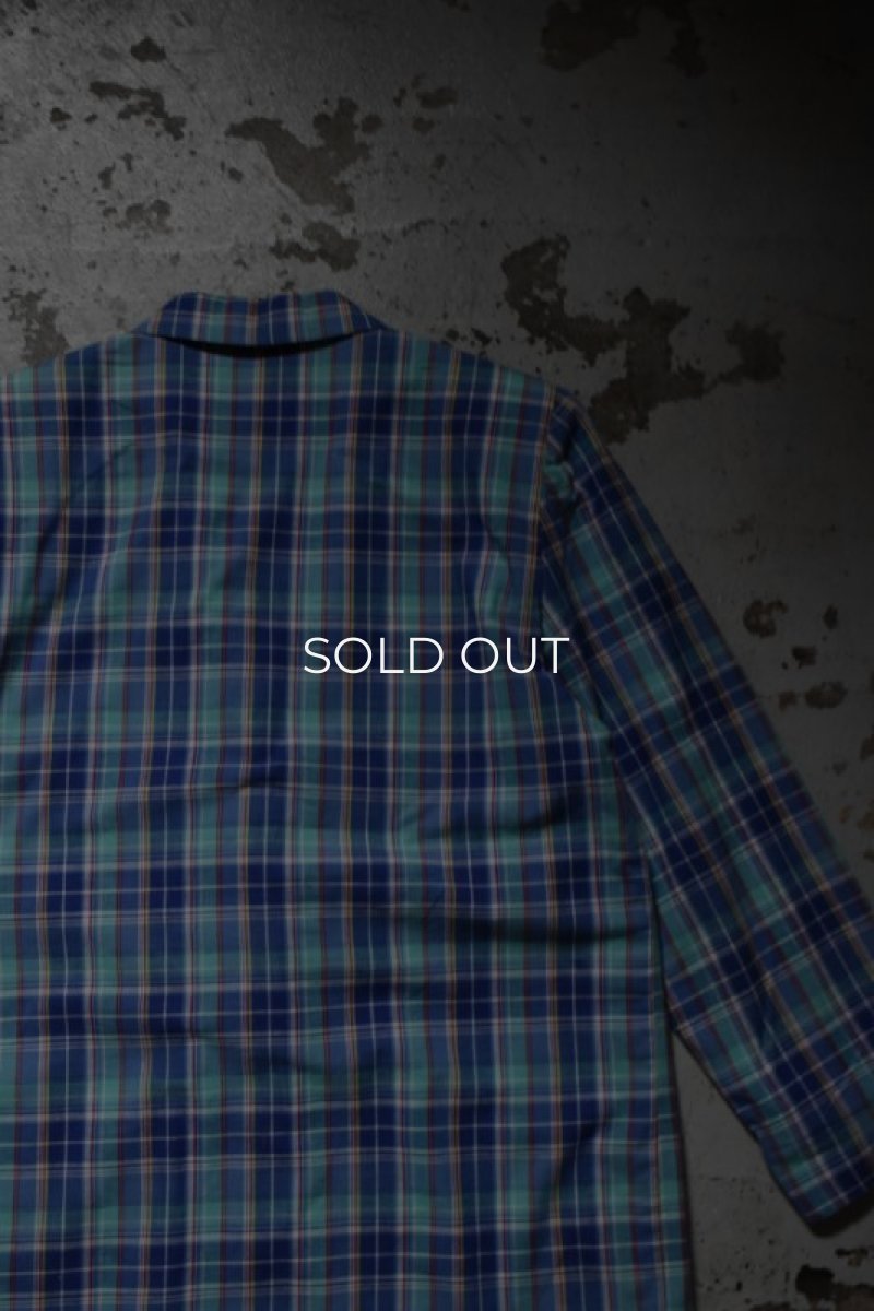 画像15: Norm Thomson madras check tailored jacket (15)