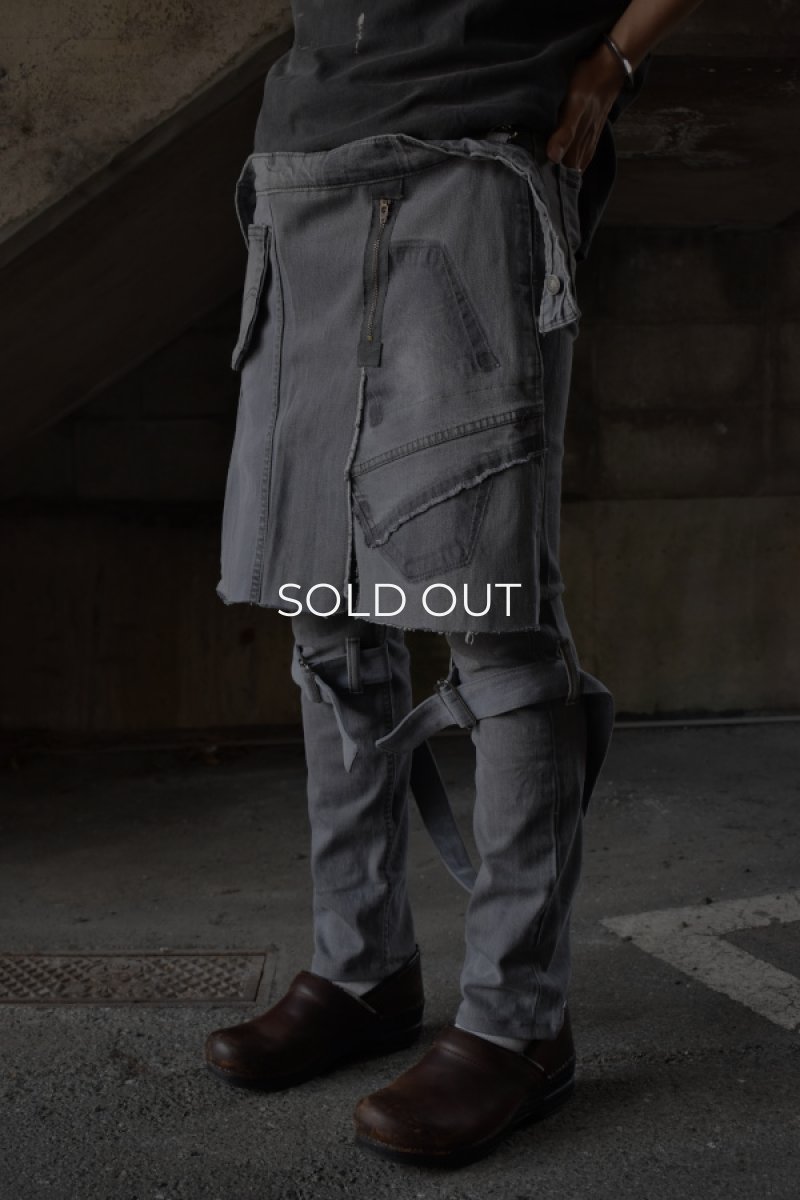 画像2: 〚TEXTURES〛BONDAGE PANTS (2)