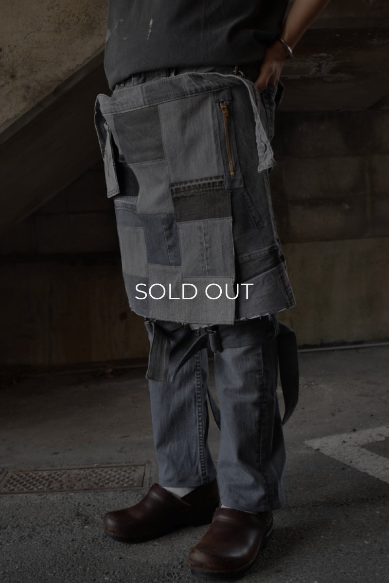 画像2: 〚TEXTURES〛BONDAGE PANTS (2)