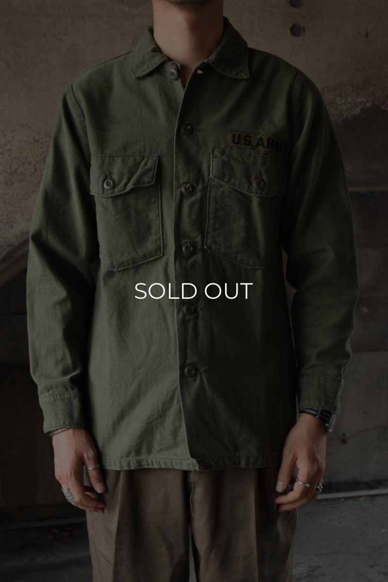 画像1: 70's U.S.Army utility shirt (1)