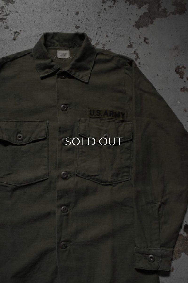 画像6: 70's U.S.Army utility shirt (6)