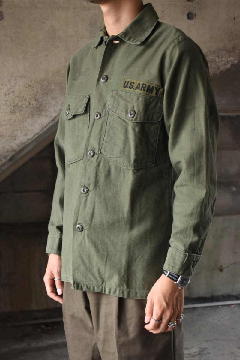 U.S. ARMY ユーティリティシャツ 60s70s程 U.S.ARMY 米軍 ユーティリティシャツ ミリタリーシャツ