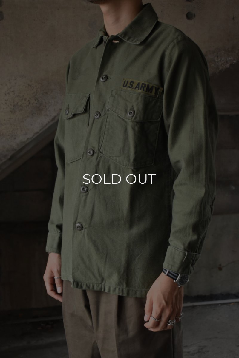 画像2: 70's U.S.Army utility shirt (2)