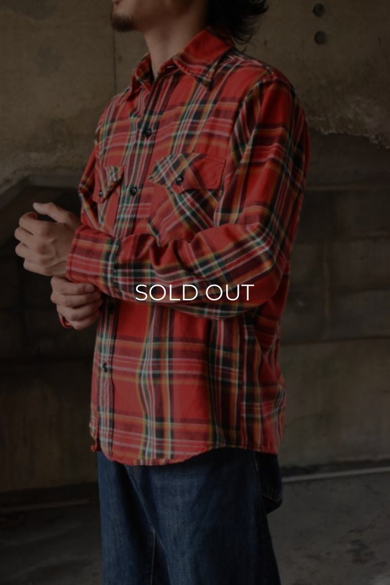 画像2: 70's Woolrich flannel shirt (2)