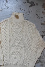 画像6: 80's Oak Tree aran knit sweater (6)