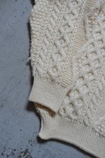画像8: 80's Oak Tree aran knit sweater (8)