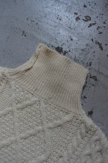 画像15: 80's Oak Tree aran knit sweater (15)