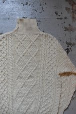 画像13: 80's Oak Tree aran knit sweater (13)