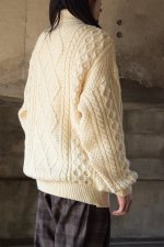 画像3: 80's Oak Tree aran knit sweater (3)