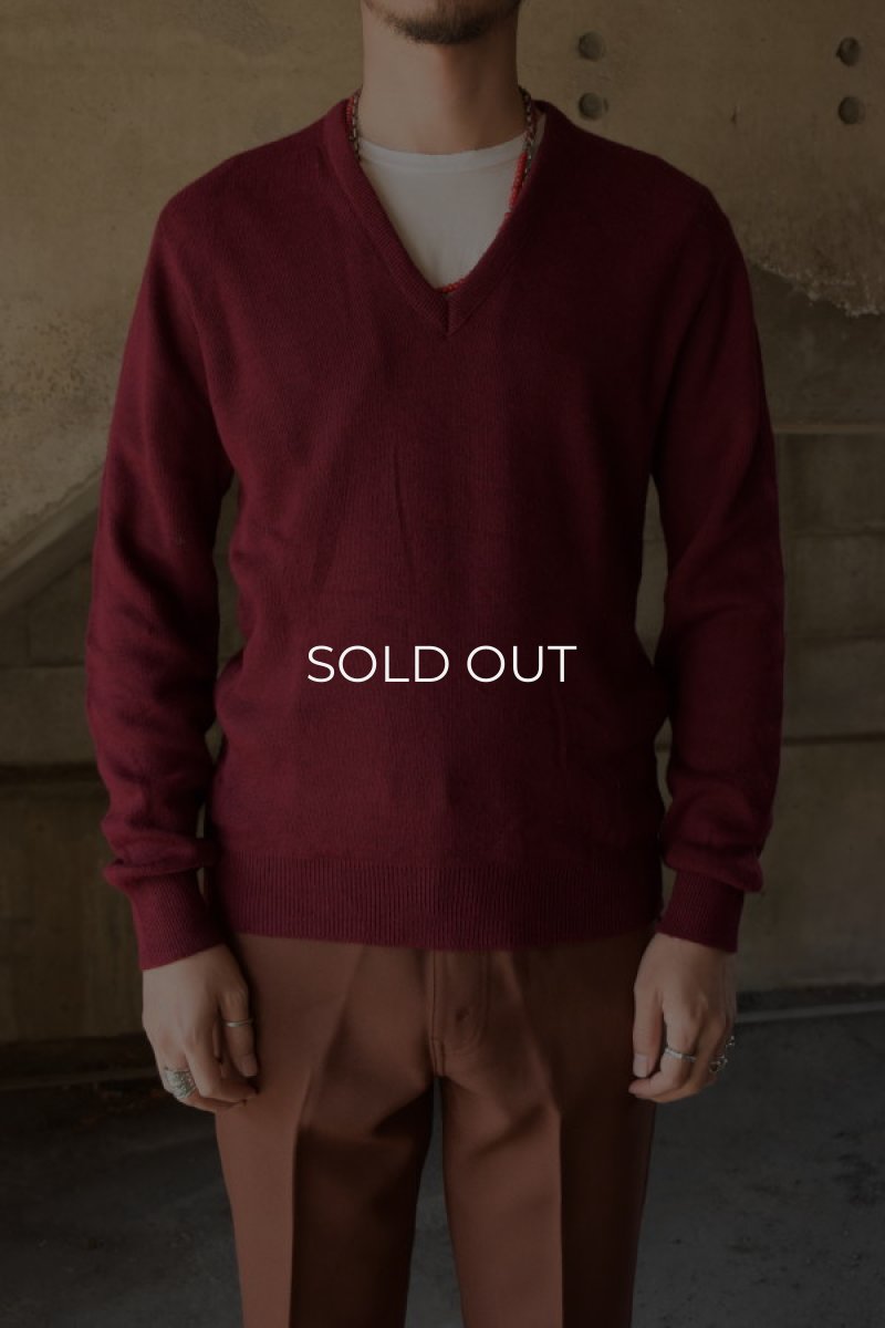 画像1: 70's ROBERT BRUCE acrylic knit sweater (1)