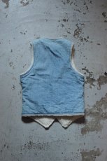 画像11: 70's Levi's denim boa vest [indigo] (11)