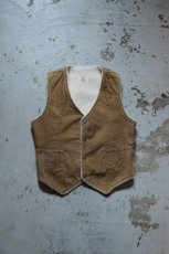 画像5: 70's Levi's corduroy boa vest [brown] (5)