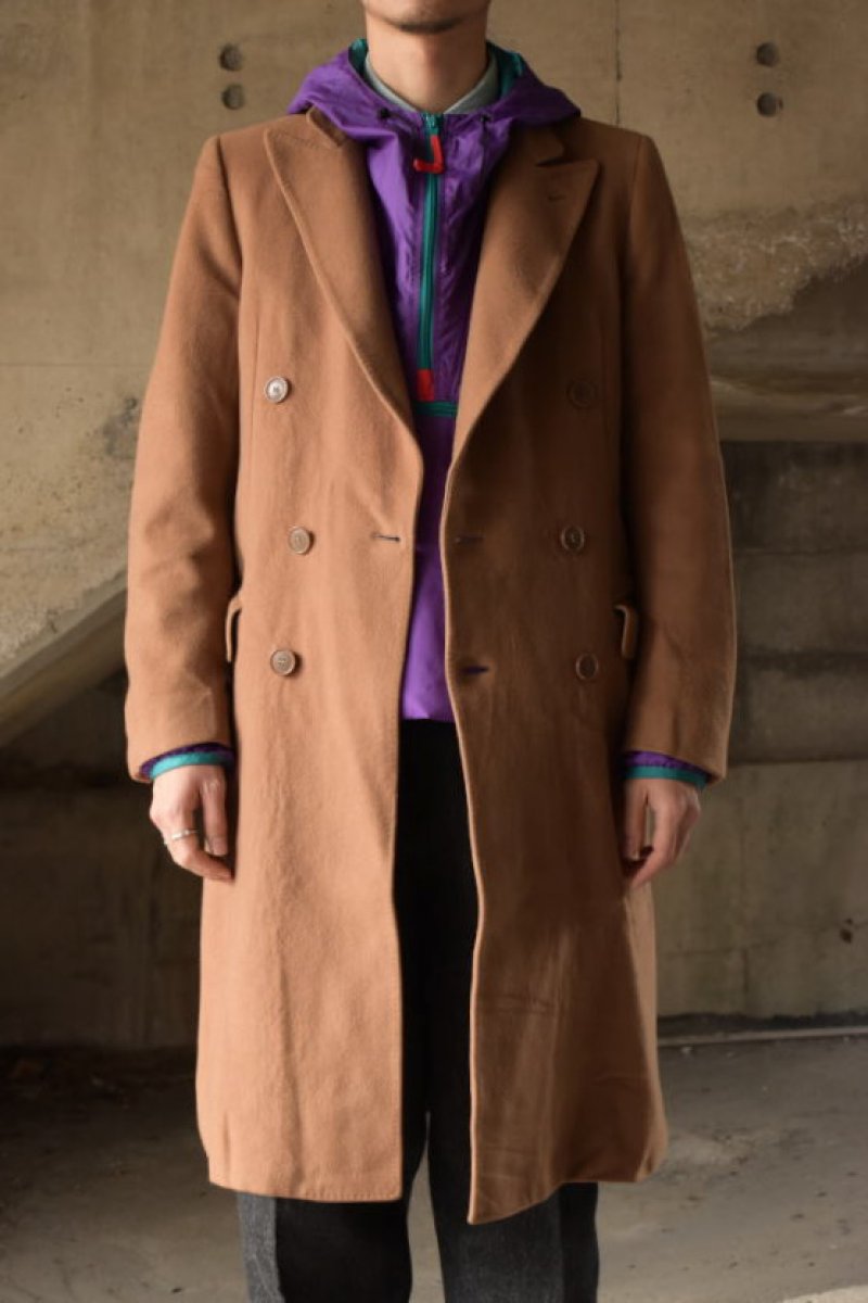画像1: 60's cashmere chester coat (1)