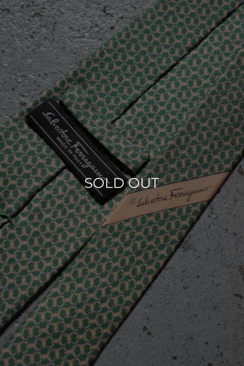 画像4: Salvatore Ferragamo silk tie (4)