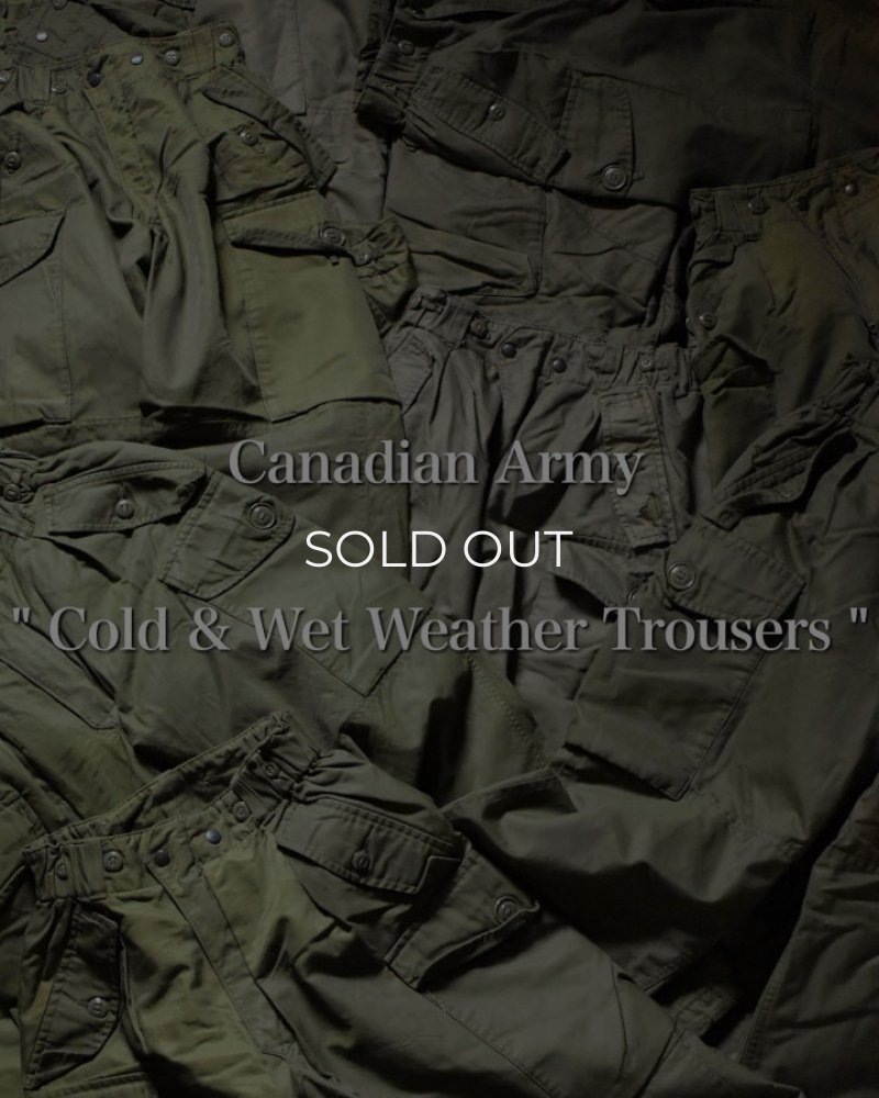 画像1: Royal Canadian Army Cold&Wet Weather Trousers (1)