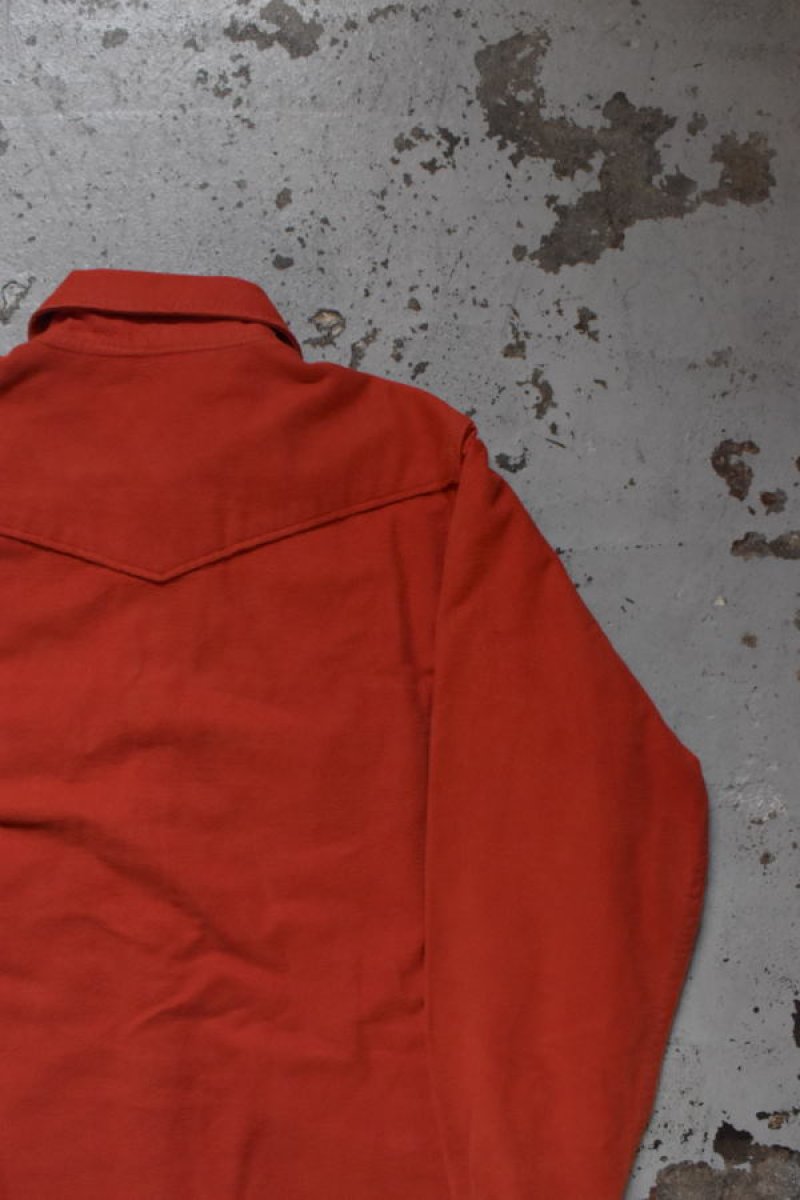画像13: 70's Woolrich chamois cloth western shirt (13)