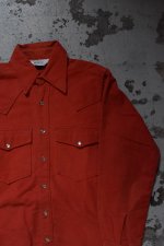 画像6: 70's Woolrich chamois cloth western shirt (6)