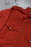 画像10: 70's Woolrich chamois cloth western shirt (10)