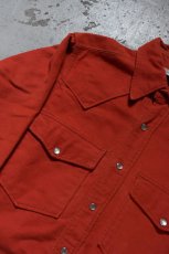 画像10: 70's Woolrich chamois cloth western shirt (10)
