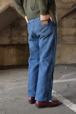 画像3: 〚TEXTURES〛 denim slacks (3)