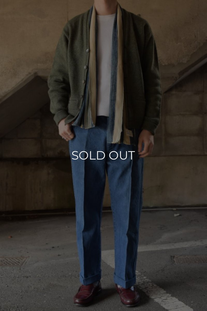 画像4: 〚TEXTURES〛 denim slacks (4)