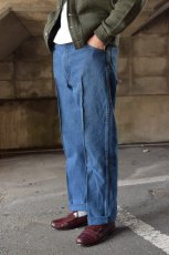 画像2: 〚TEXTURES〛 denim slacks (2)