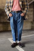 画像1: 〚TEXTURES〛 denim slacks (1)