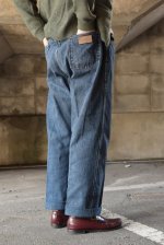 画像3: 〚TEXTURES〛 denim slacks (3)