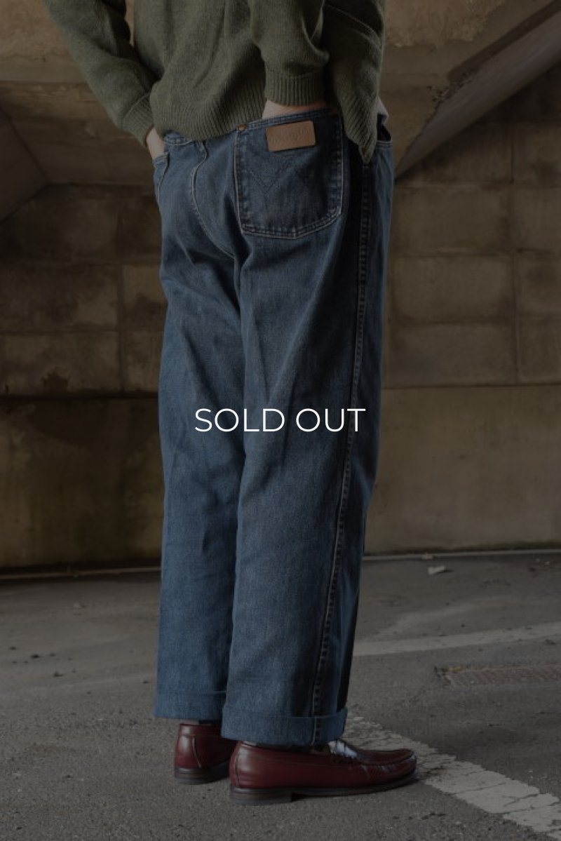 画像3: 〚TEXTURES〛 denim slacks (3)