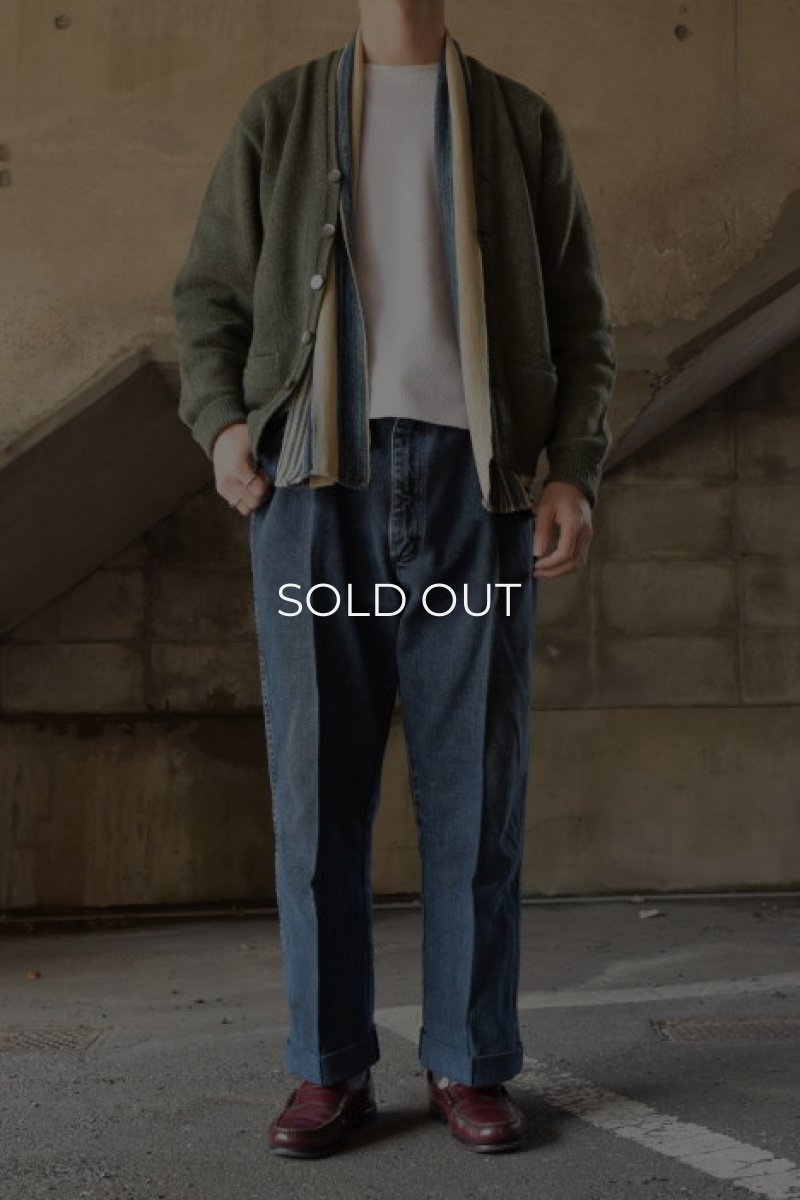 画像4: 〚TEXTURES〛 denim slacks (4)