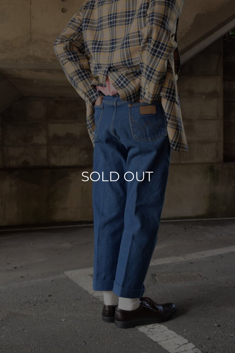 画像3: 〚TEXTURES〛 denim slacks (3)