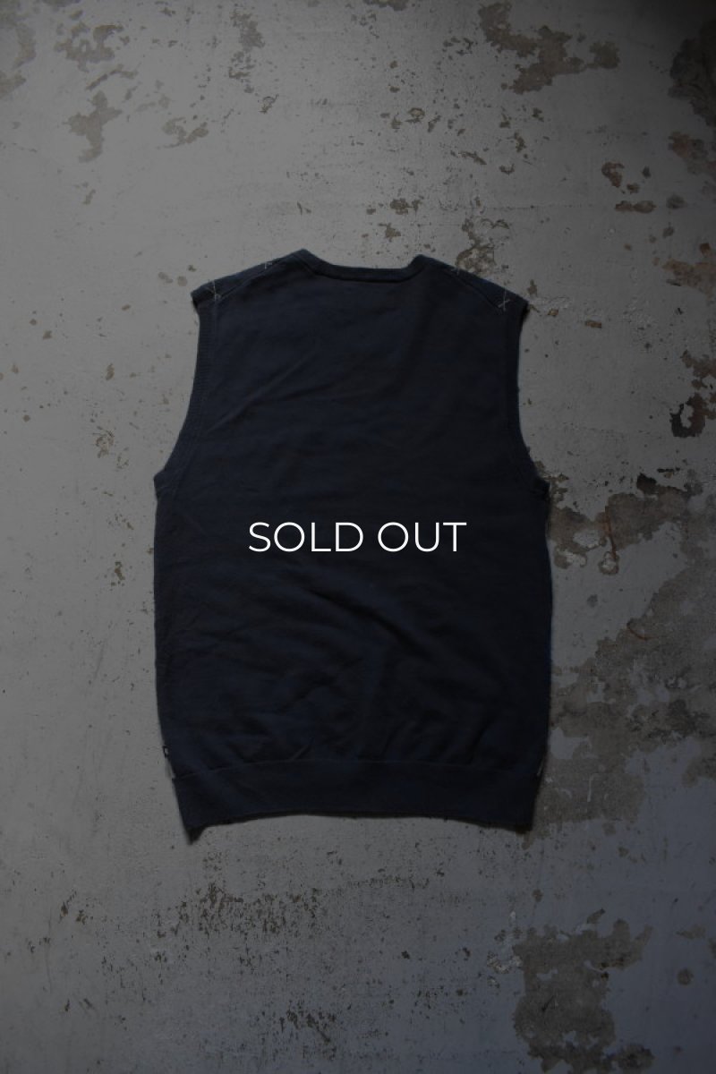 画像11: CHAPS cotton knit vest (11)