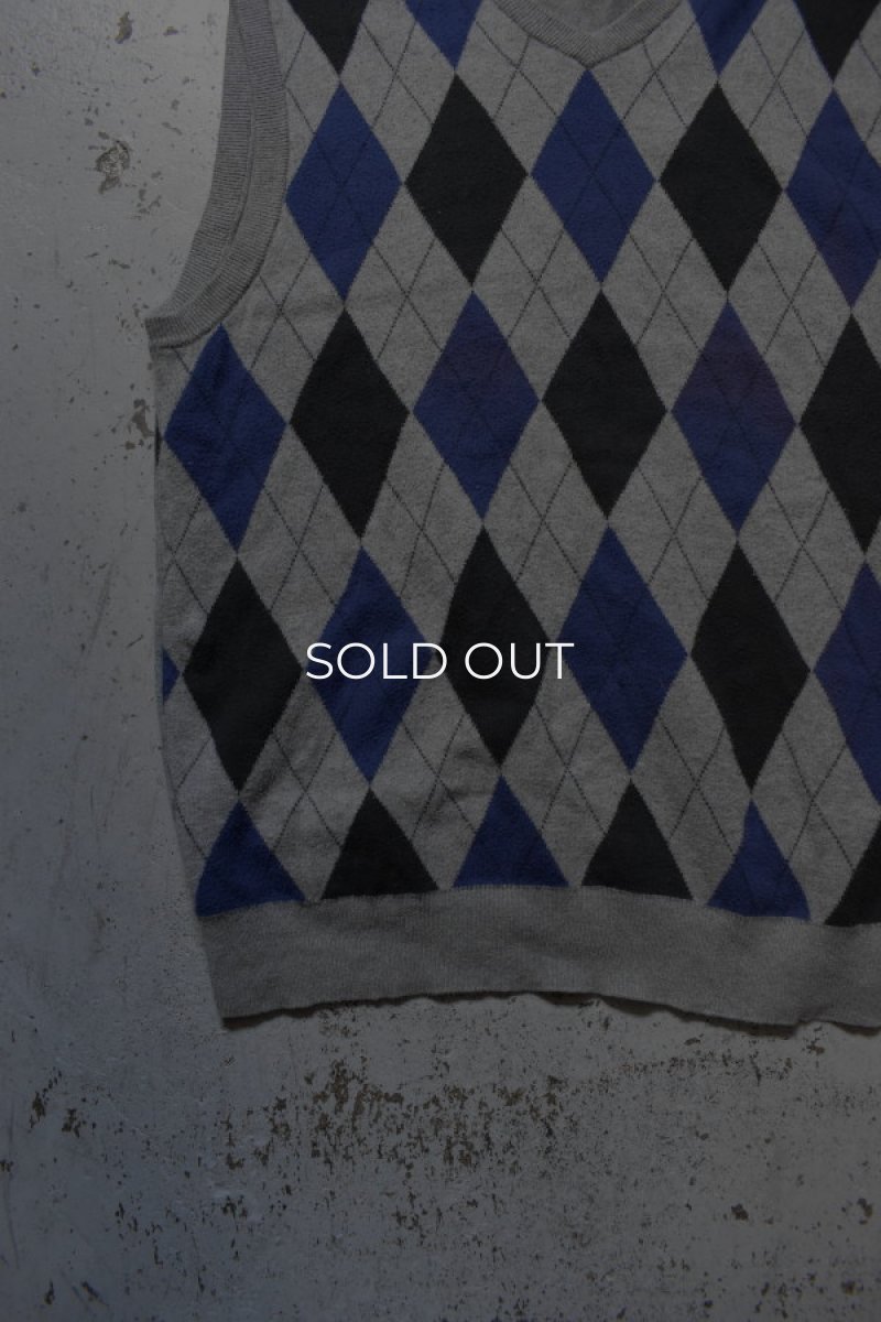 画像7: CHAPS cotton knit vest (7)