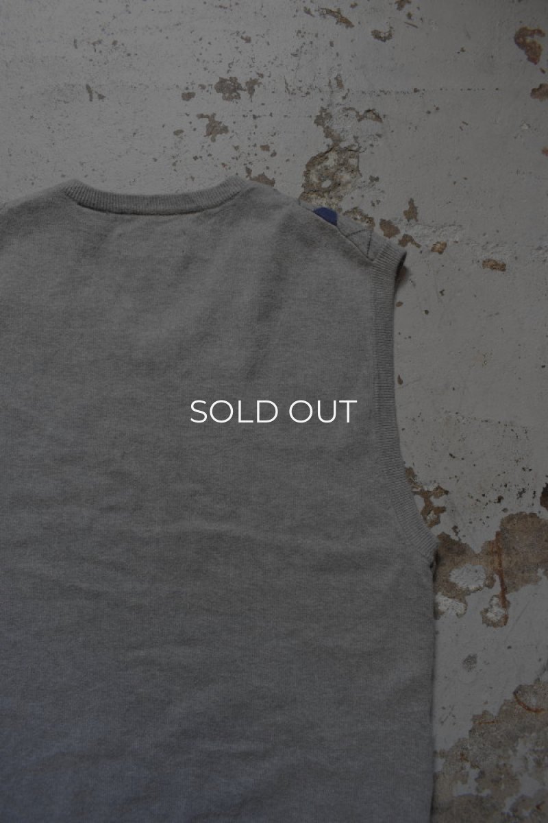 画像12: CHAPS cotton knit vest (12)