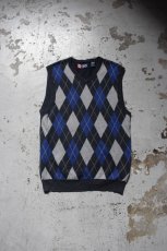 画像5: CHAPS cotton knit vest (5)