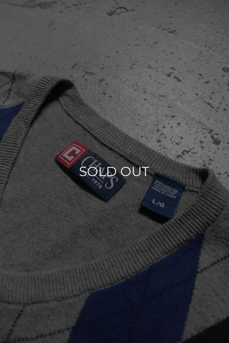 画像10: CHAPS cotton knit vest (10)