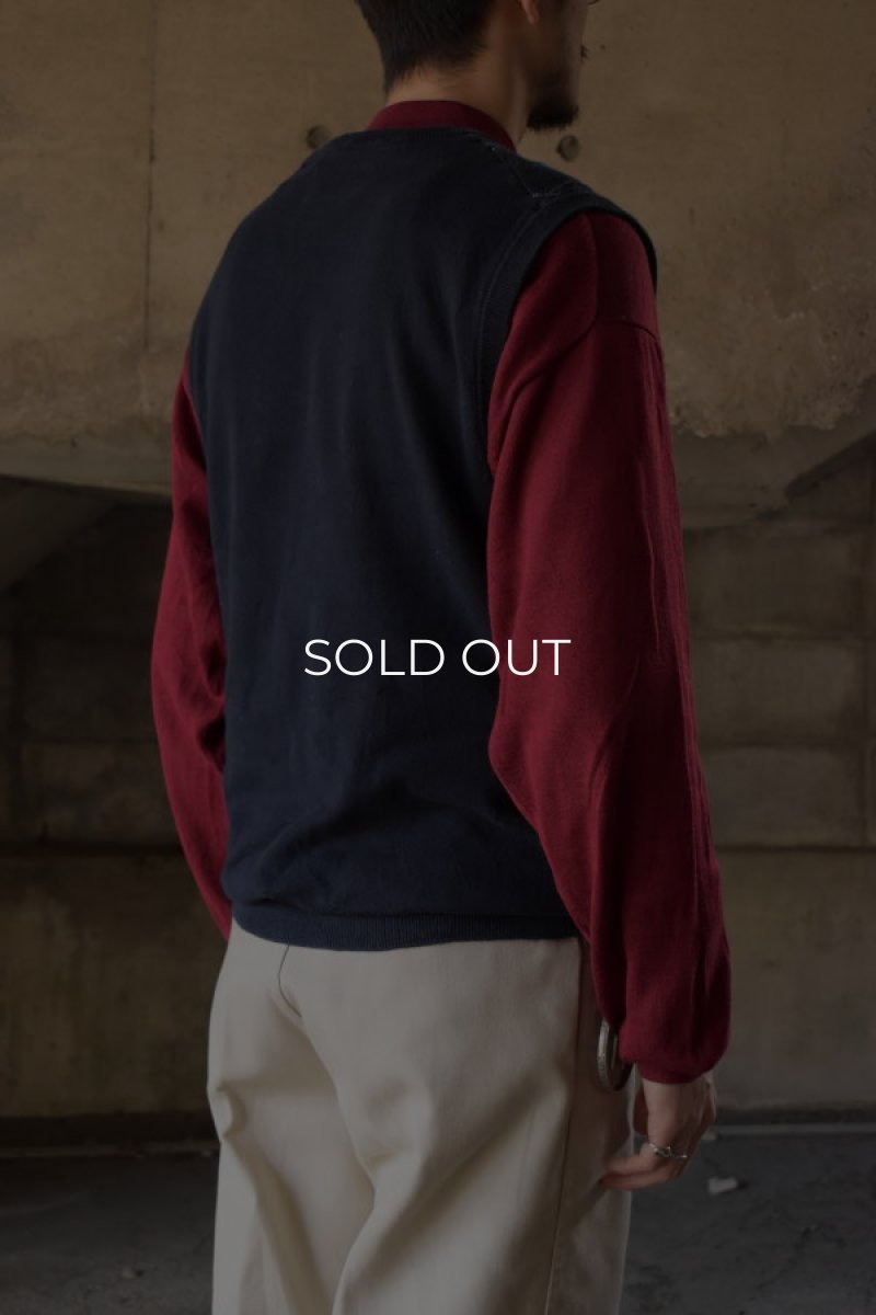 画像3: CHAPS cotton knit vest (3)