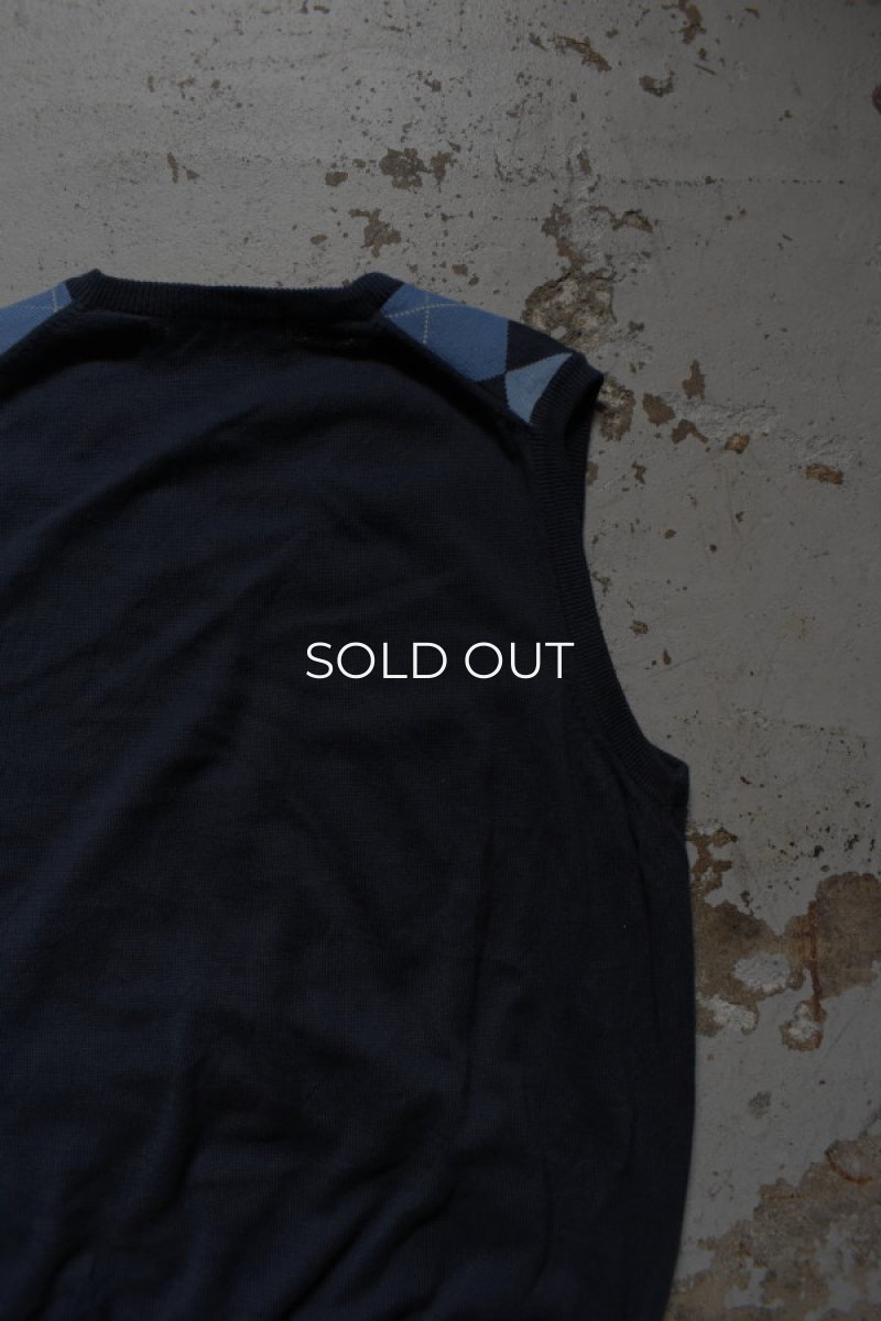 画像13: CHAPS cotton knit vest (13)