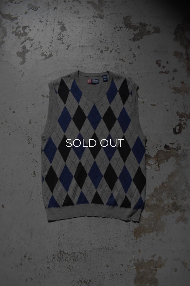 画像5: CHAPS cotton knit vest (5)