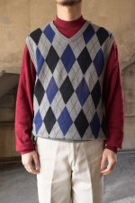画像1: CHAPS cotton knit vest (1)