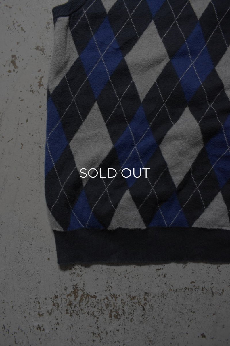 画像7: CHAPS cotton knit vest (7)