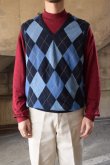 画像1: CHAPS cotton knit vest (1)
