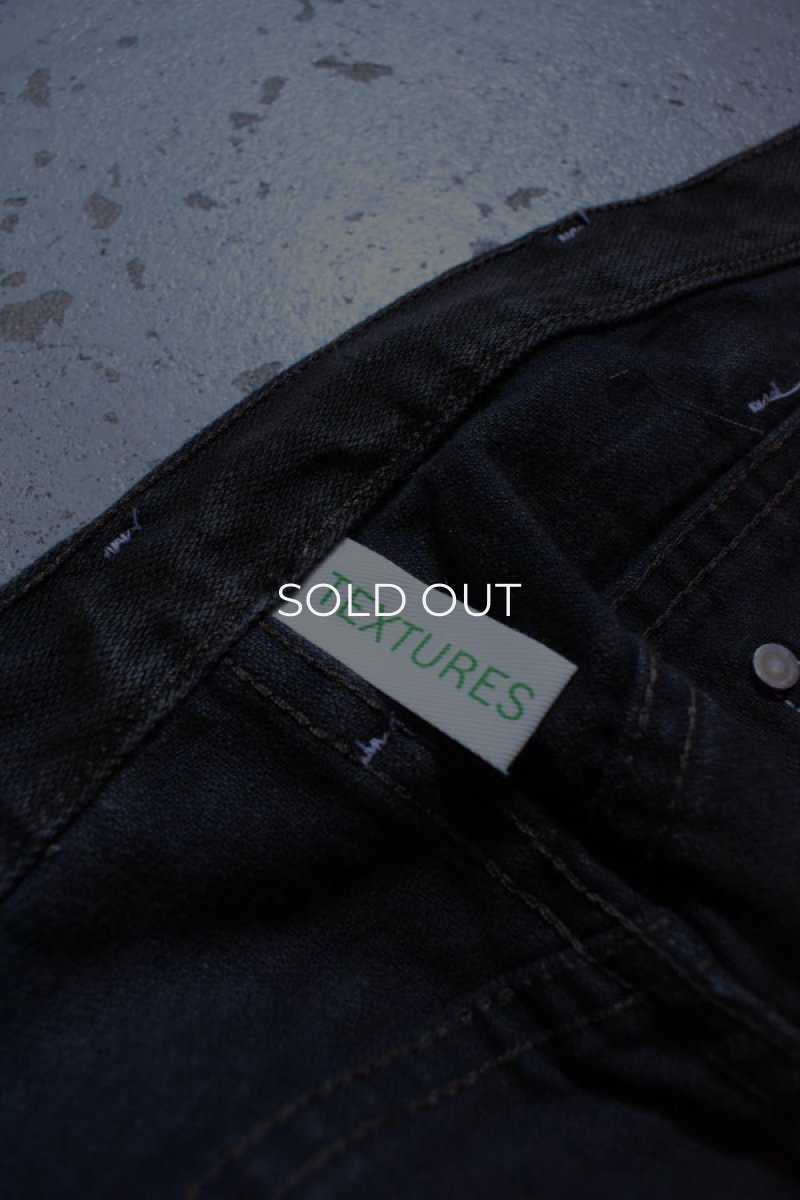 画像11: 〚TEXTURES〛 denim slacks feat. MEETS [BLACK CHOCOLATE] (11)