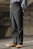画像2: 70's U.S.MILITARY side line trousers -NOS- (2)
