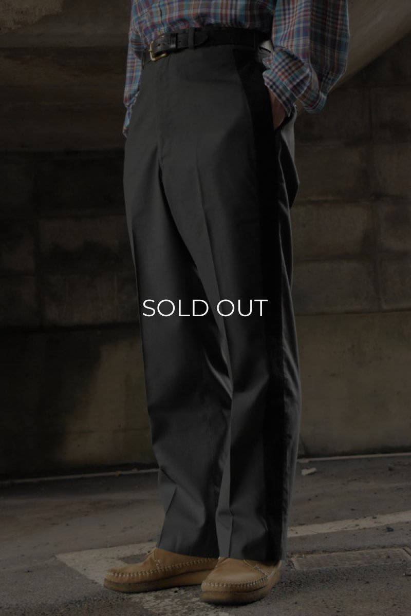 画像2: 70's U.S.MILITARY side line trousers -NOS- (2)