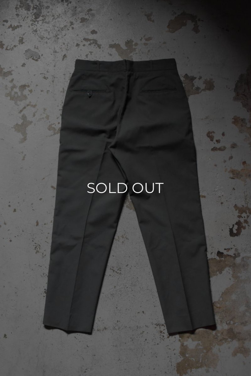 画像13: 70's U.S.MILITARY side line trousers -NOS- (13)