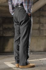 画像3: 70's U.S.MILITARY side line trousers -NOS- (3)