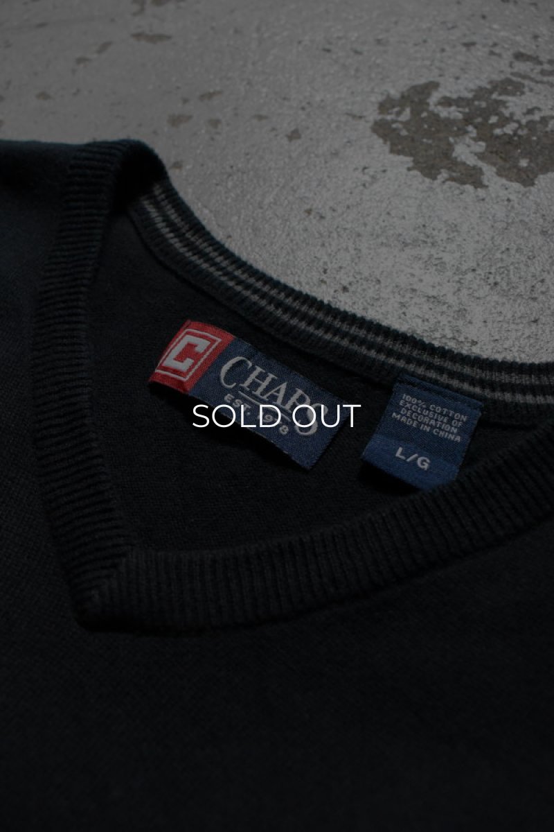 画像8: CHAPS cotton knit vest (8)